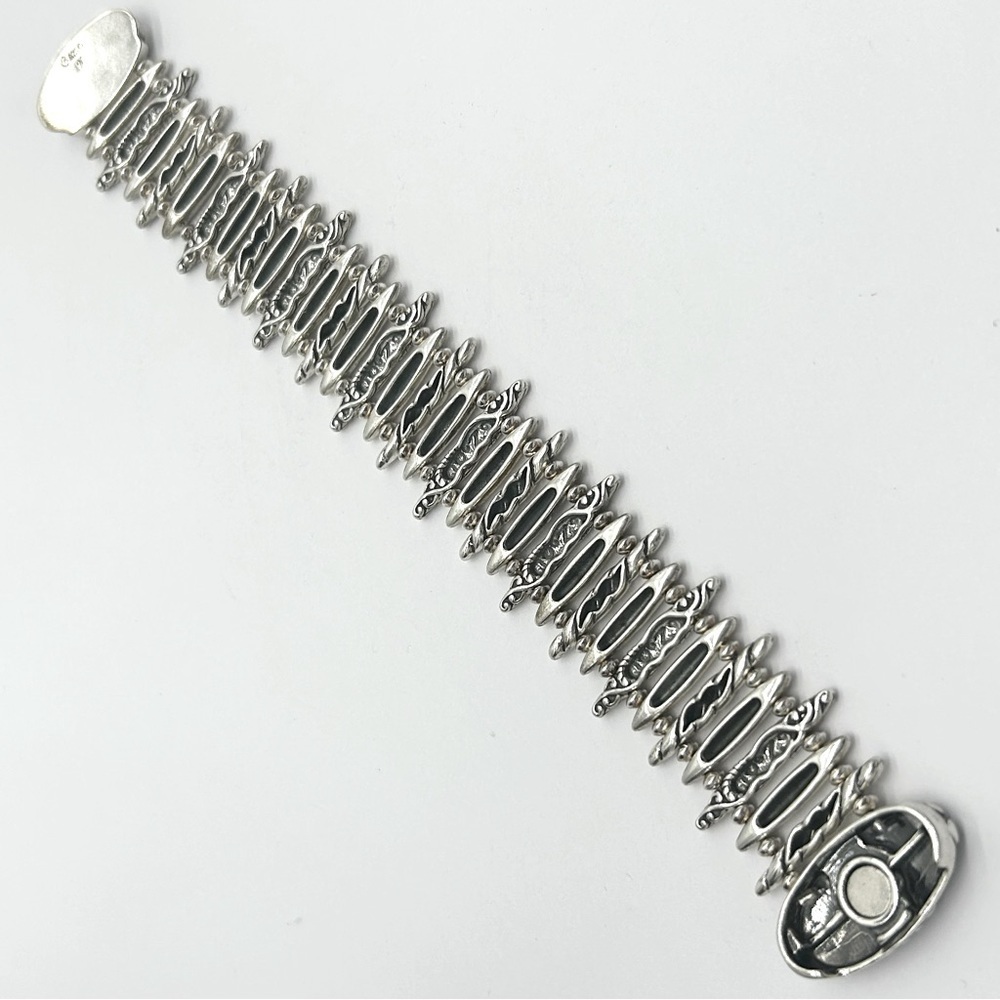 Carolyn Pollack American West Sterling Silver Saucer Bead Bracelet $599 - Picture 5 of 6